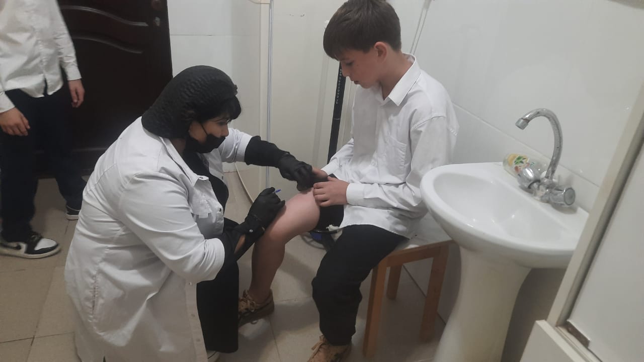 Вакцинация воспитанников детского дома от полиомиелита